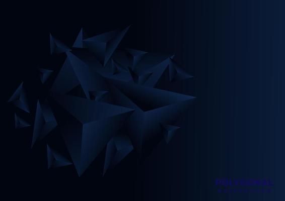 Detail Dark Blue Abstract Background Nomer 35