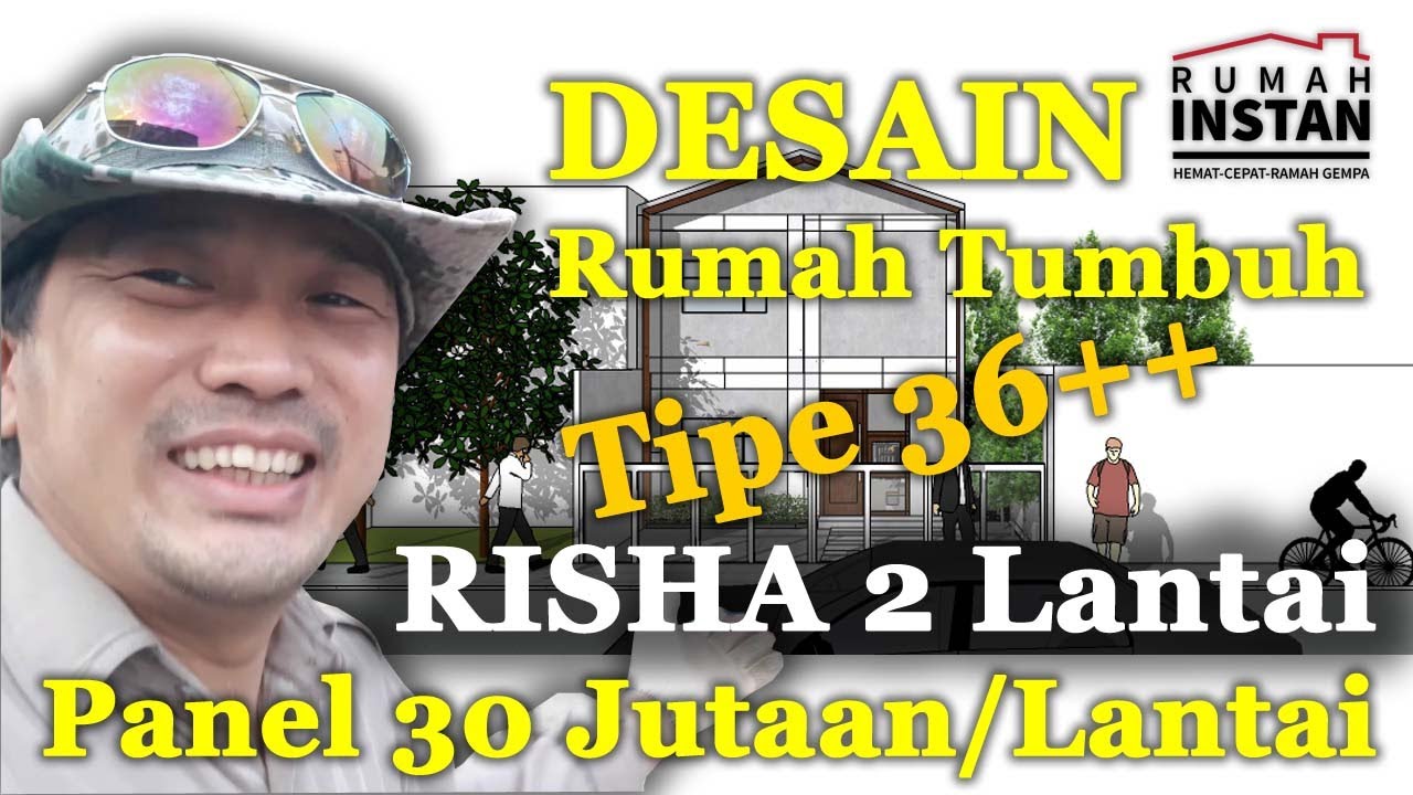 Detail Desain Rumah Risha 2 Lantai Nomer 28