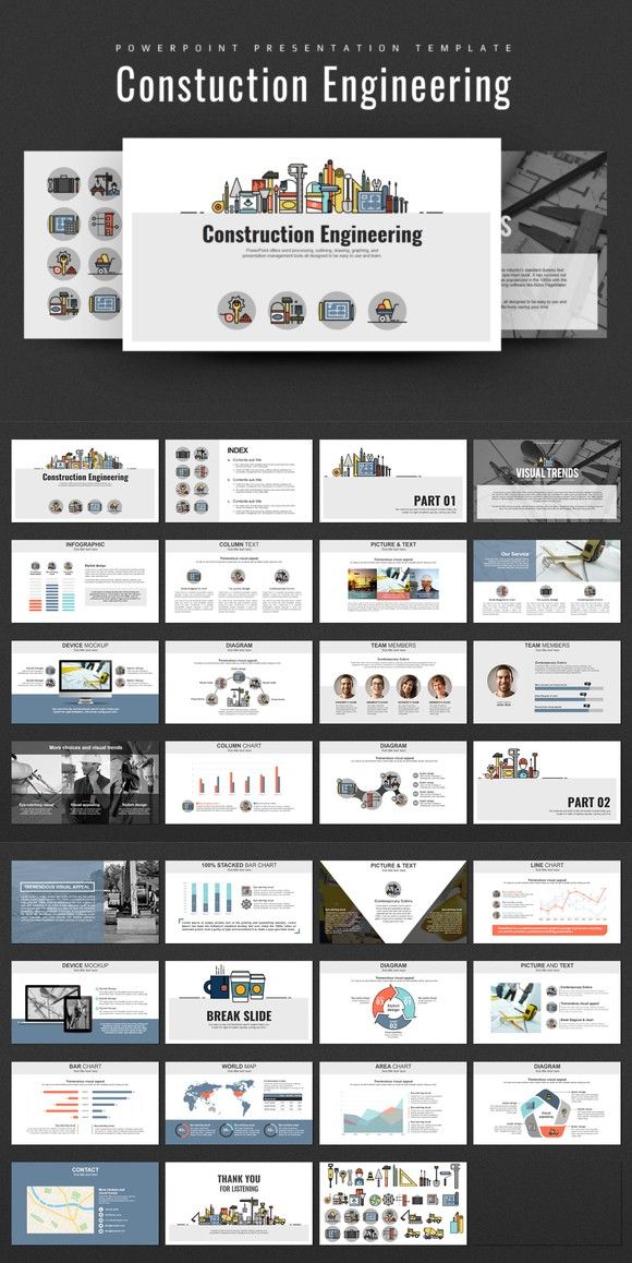 Detail Engineering Powerpoint Template Nomer 48