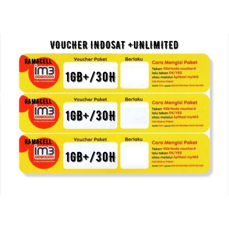 Detail Gambar Voucher Indosat Nomer 3