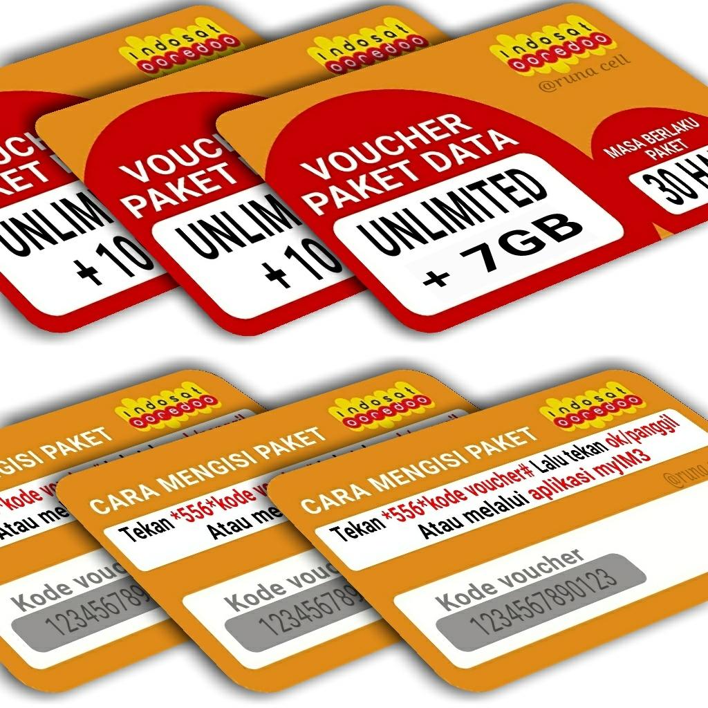 Detail Gambar Voucher Indosat Nomer 33