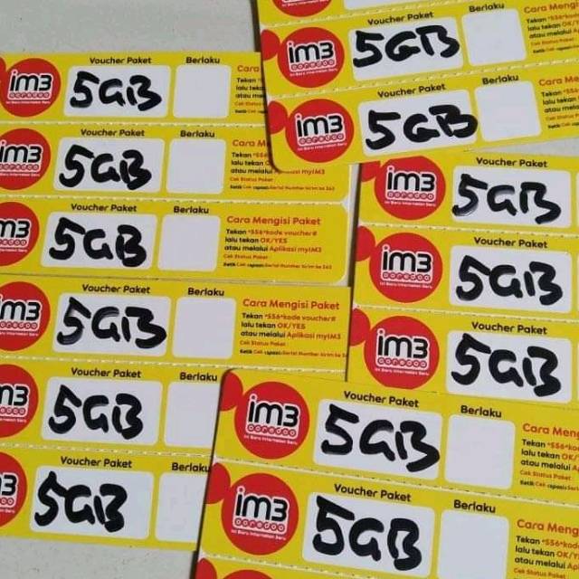 Detail Gambar Voucher Indosat Nomer 34