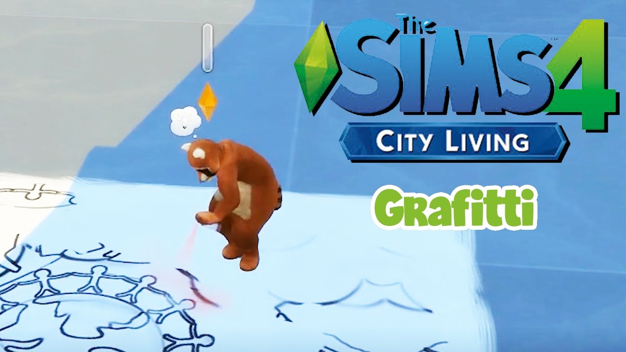 Detail Graffiti Sims 4 City Living Nomer 10