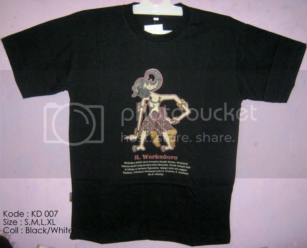 Detail Kaos Gambar Wayang Jogja Nomer 19