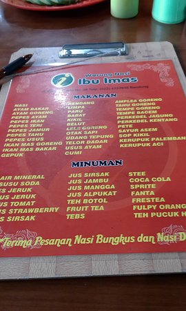 Detail Rumah Makan Bu Imas Bandung Nomer 10