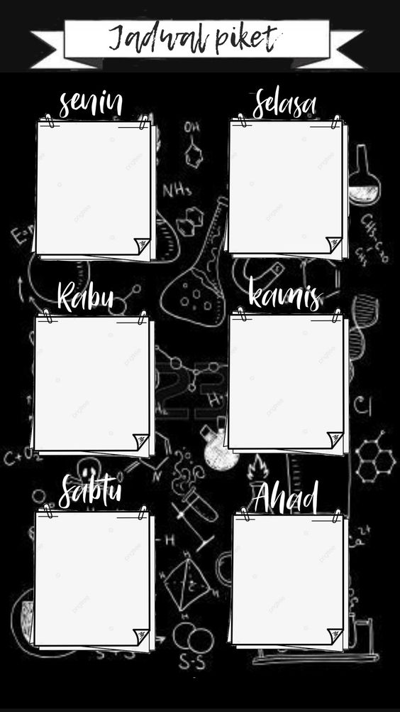 Detail Template Jadwal Pelajaran Aesthetic Nomer 27