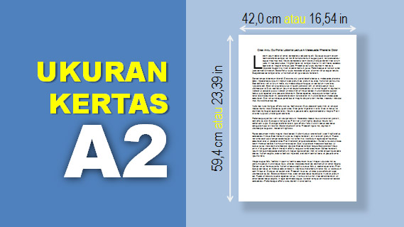 Detail Ukuran Kertas Gambar A2 Nomer 33