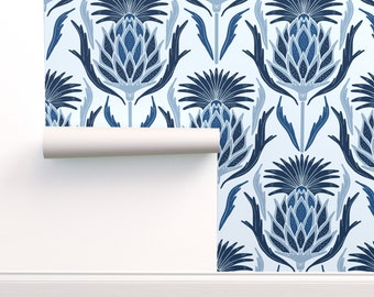 Detail Blue And White Wallpaper Nomer 38