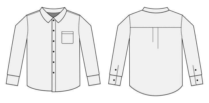 Detail Business Shirt Template Nomer 50