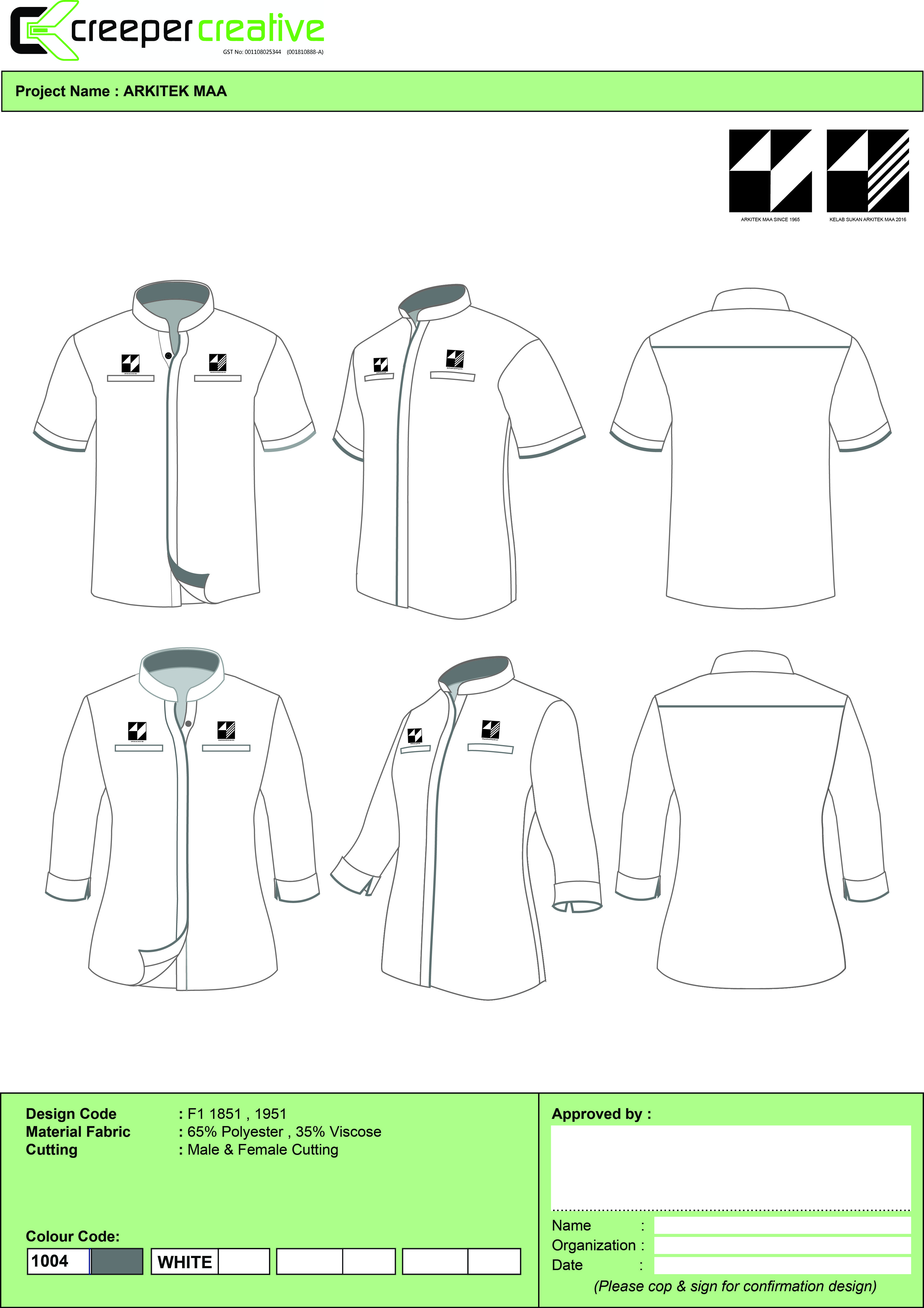 Detail Business Shirt Template Nomer 9