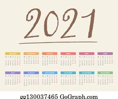 Detail Clipart Calendar 2021 Nomer 34