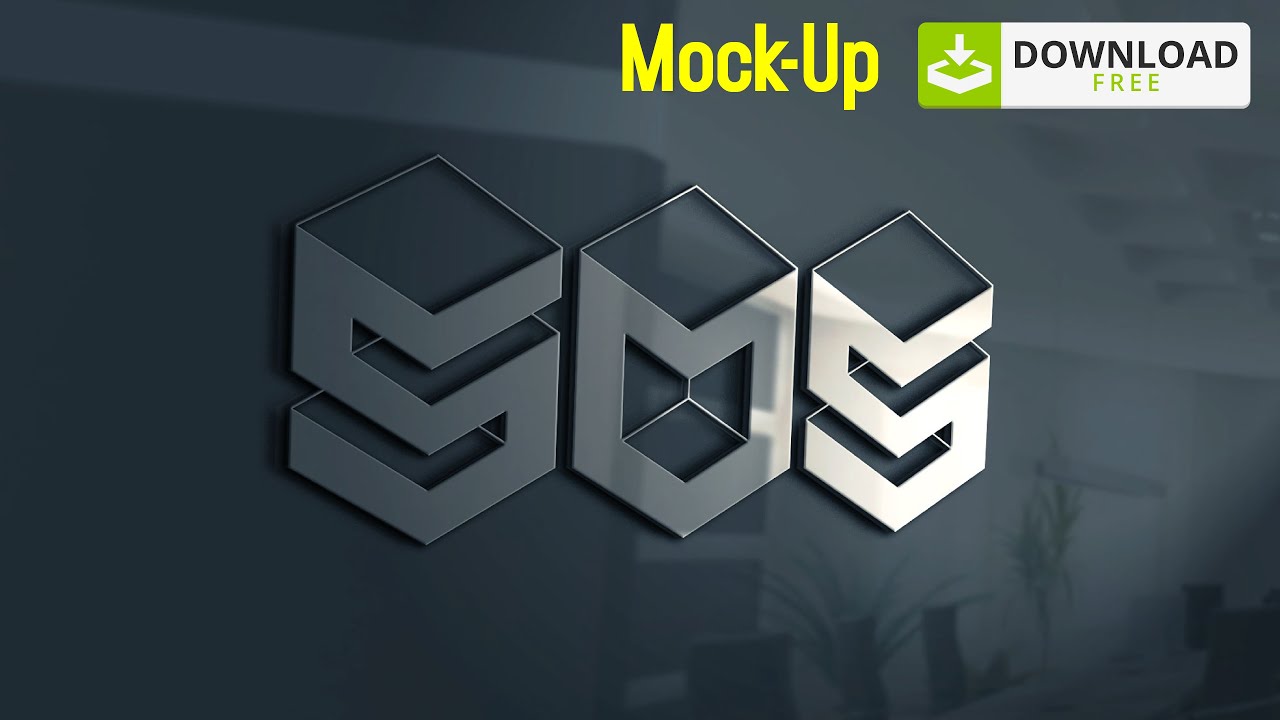 Detail Free Download Logo Mock Up Nomer 30