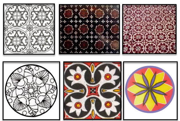 Download Gambar Motif Ragam Hias Geometris Nomer 12