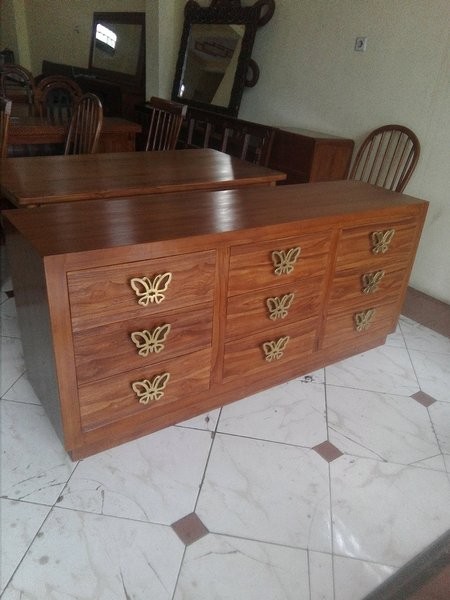 Detail Meja Laci Kayu Nomer 22