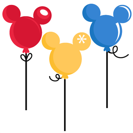 Detail Mickey Mouse Balloon Clipart Nomer 11