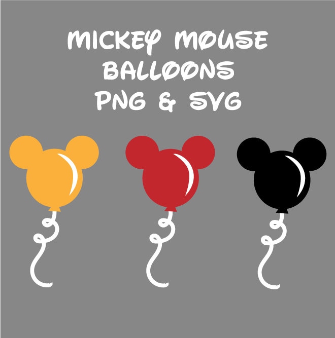 Detail Mickey Mouse Balloon Clipart Nomer 30