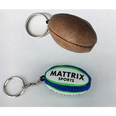 Detail Rugby Ball Keychain Nomer 36