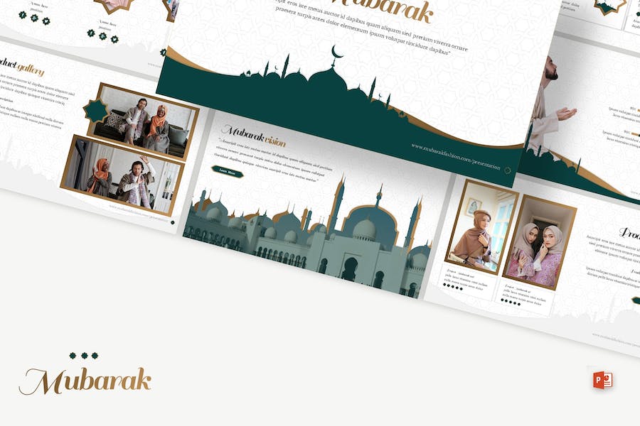 Detail Template Powerpoint Islamic Nomer 22