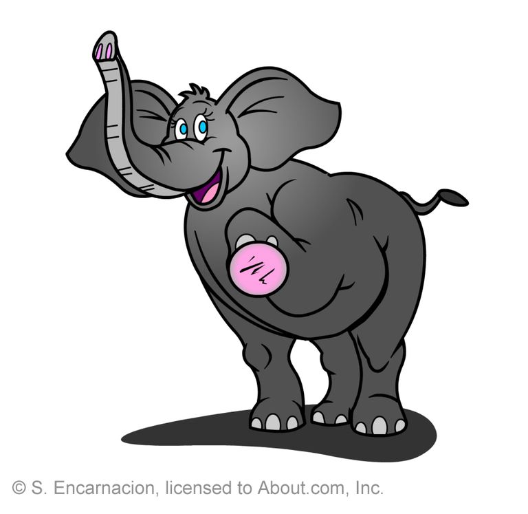 Detail Kepala Gajah Kartun Nomer 53
