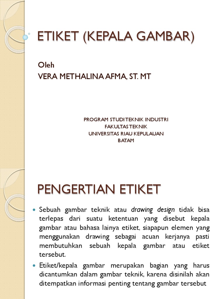 Detail Kepala Gambar Etiket Nomer 48