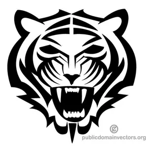 Detail Kepala Harimau Vector Nomer 25