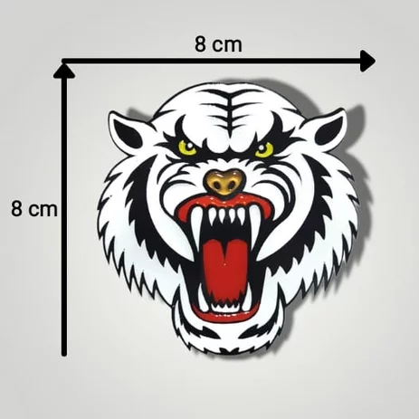 Detail Kepala Macan Putih Nomer 26