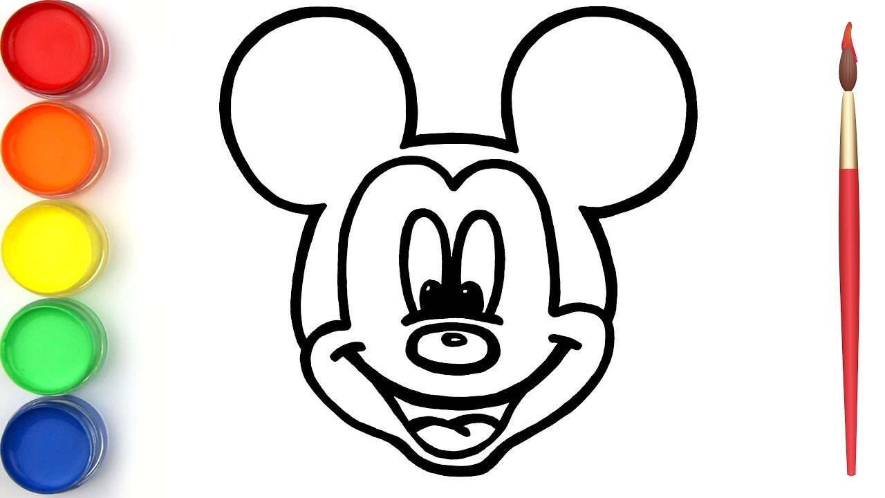 Detail Kepala Mickey Mouse Nomer 47