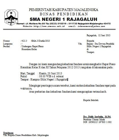 Detail Kepala Surat Resmi Nomer 45