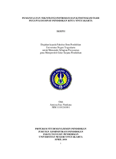 Detail Kepegawaian Dinas Pendidikan Kota Yogyakarta Nomer 15