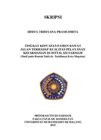 Detail Kepuasan Pasien Terhadap Pelayanan Rumah Sakit Nomer 35