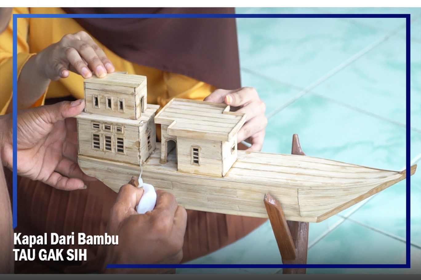 Detail Kerajinan Perahu Dari Bambu Nomer 13