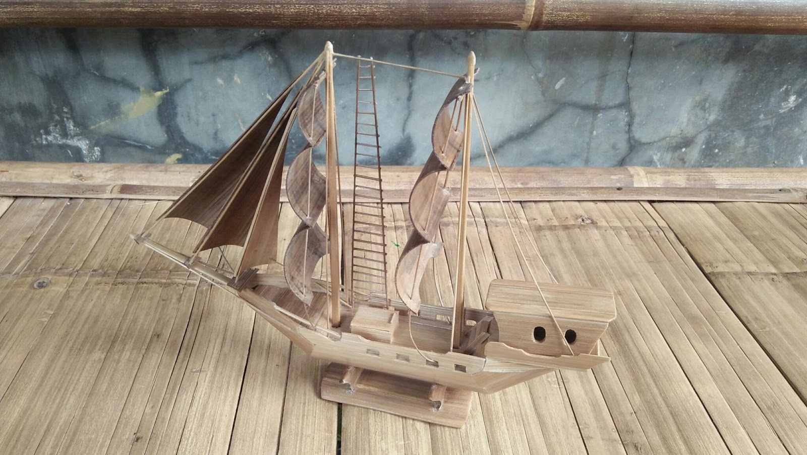 Detail Kerajinan Perahu Dari Bambu Nomer 44