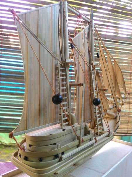 Detail Kerajinan Perahu Dari Bambu Nomer 46