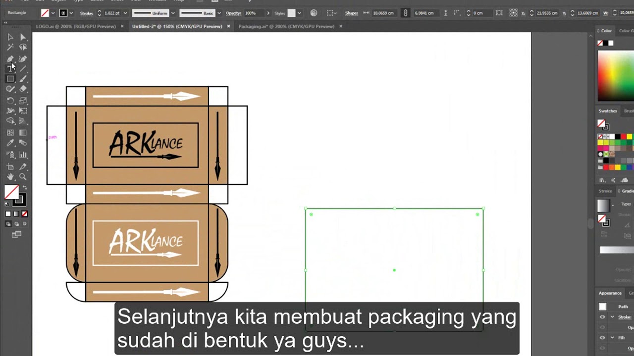 Detail Kerangka Desain Packaging Nomer 52