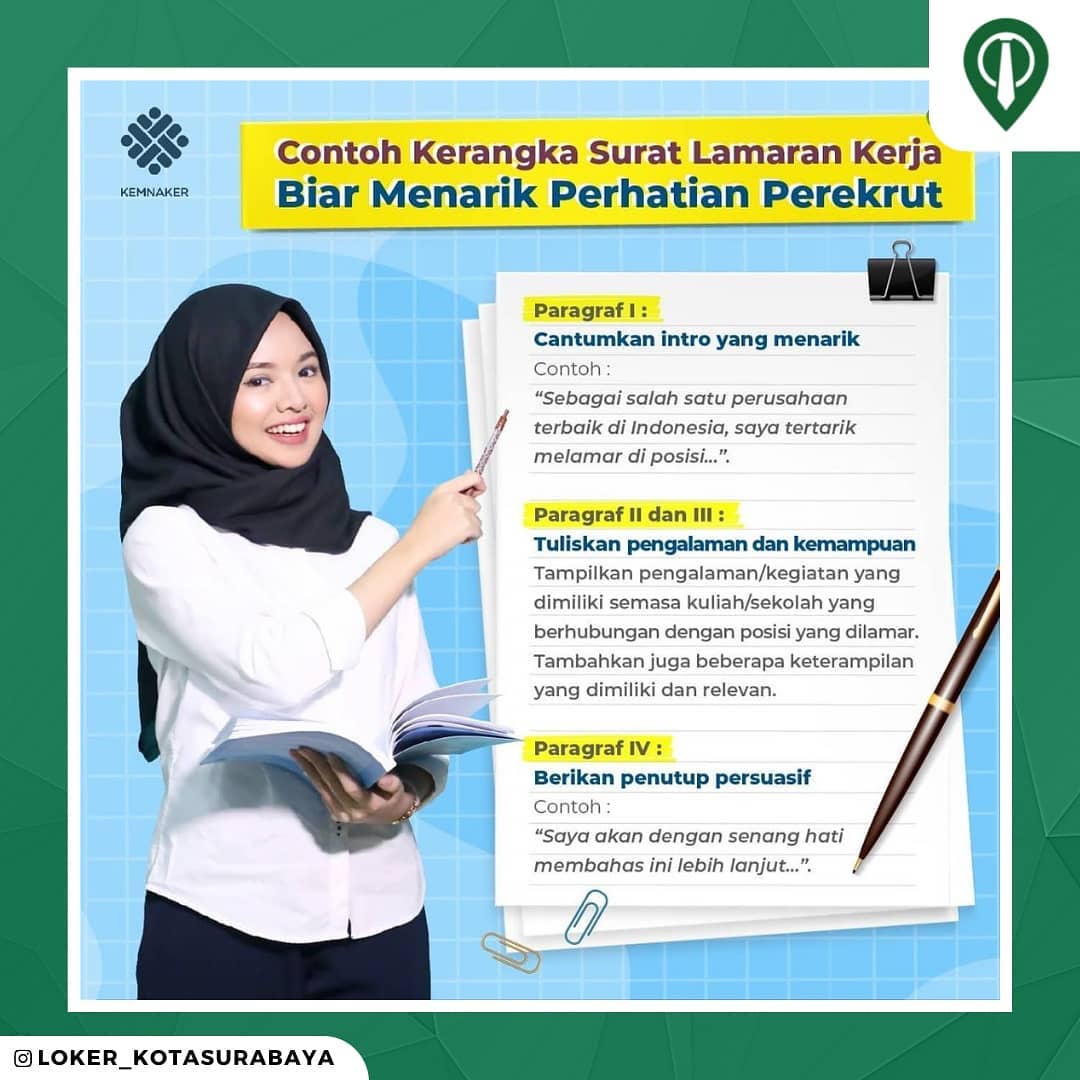 Detail Kerangka Surat Lamaran Kerja Nomer 47