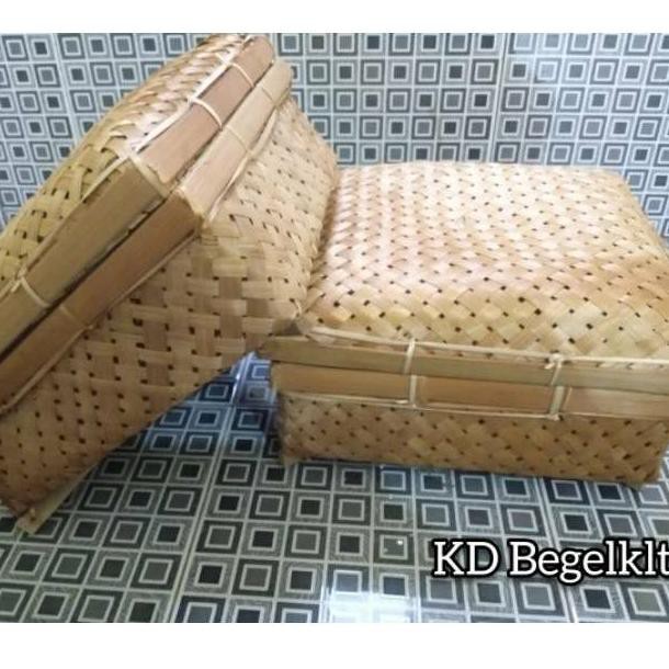 Detail Keranjang Bambu Kotak Nomer 55