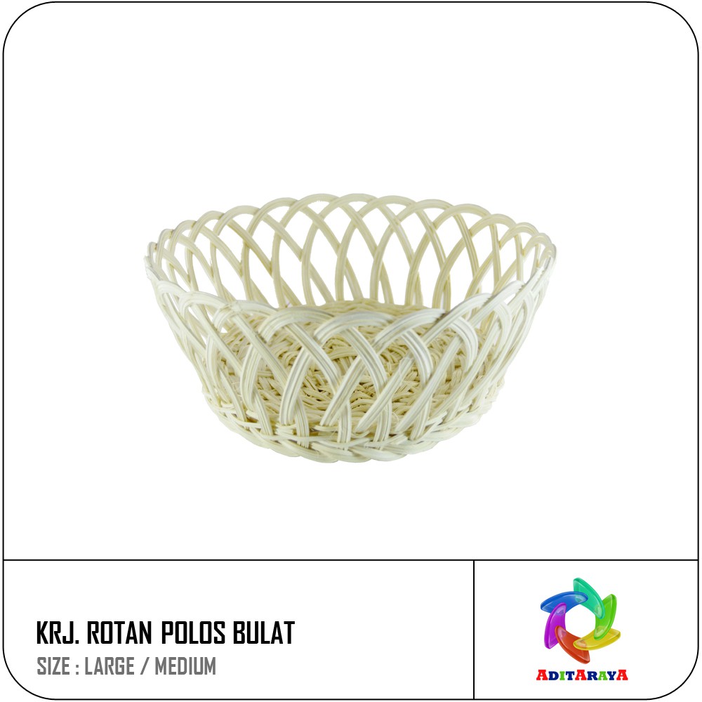 Detail Keranjang Buah Rotan Nomer 8