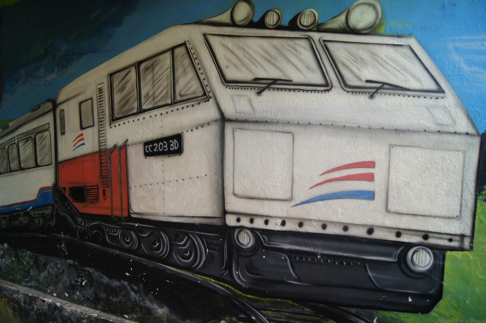 Detail Kereta Api 3d Nomer 21