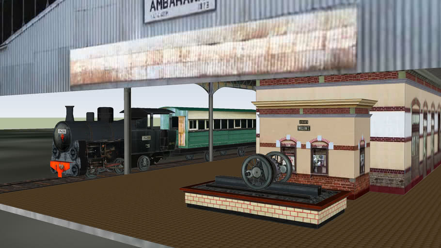 Detail Kereta Api 3d Nomer 24
