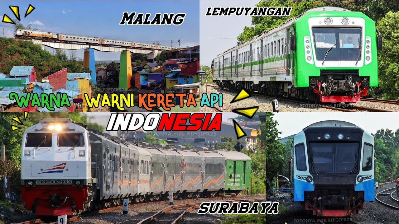 Detail Kereta Api Warna Warni Nomer 18