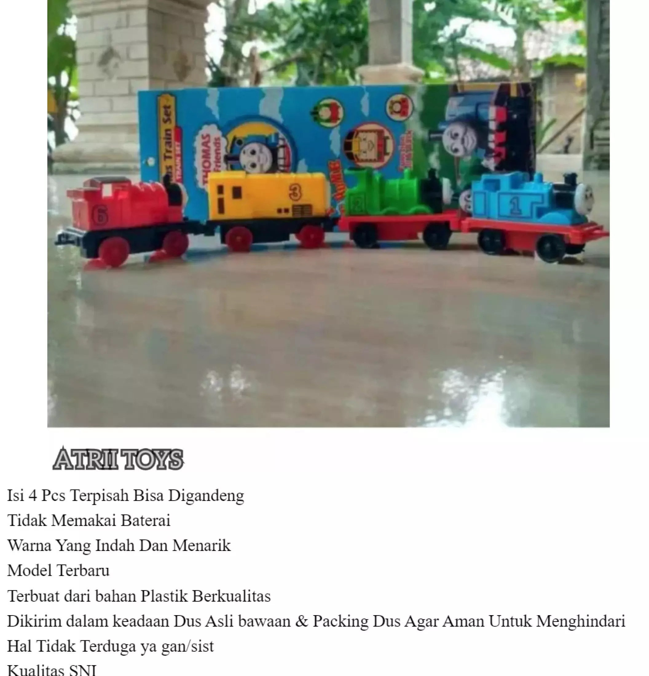 Detail Kereta Mainan Anak Mini Train Nomer 40