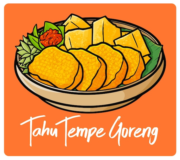 Detail Keripik Tempe Vector Nomer 38