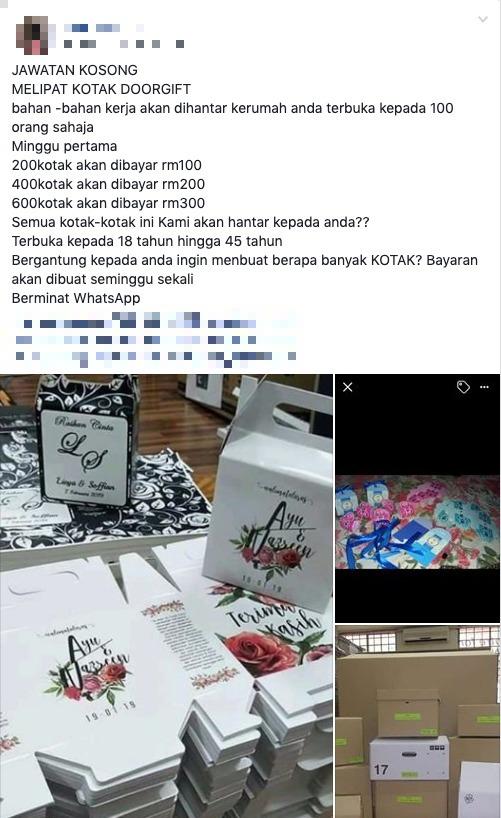 Detail Kerja Sambilan Di Rumah Membuat Kotak Nomer 2