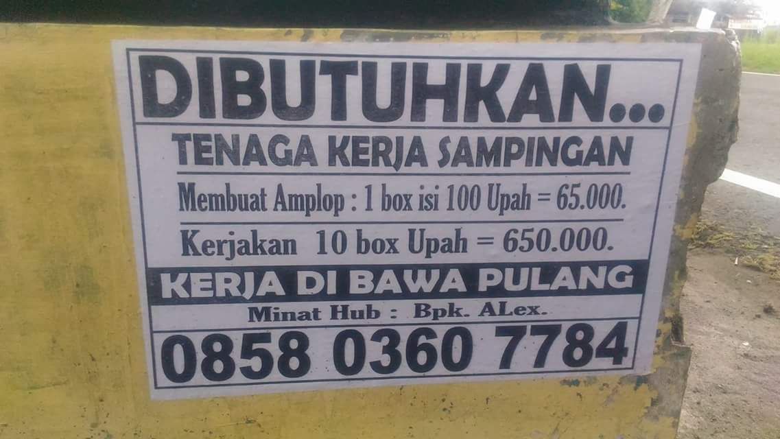 Detail Kerja Sampingan Di Rumah 2018 Nomer 14