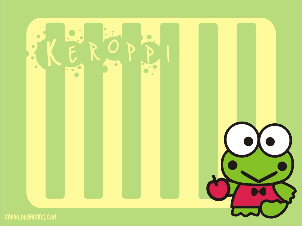 Detail Keroppi Background Hijau Nomer 49