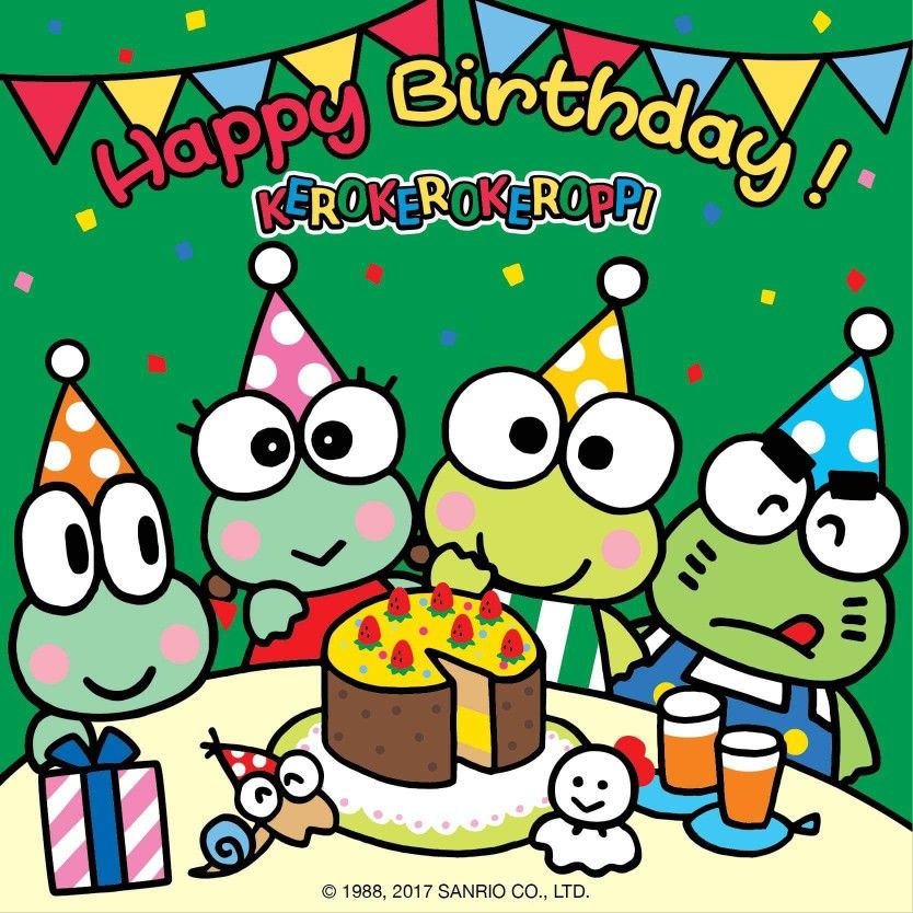 Detail Keroppi Birthday Nomer 9