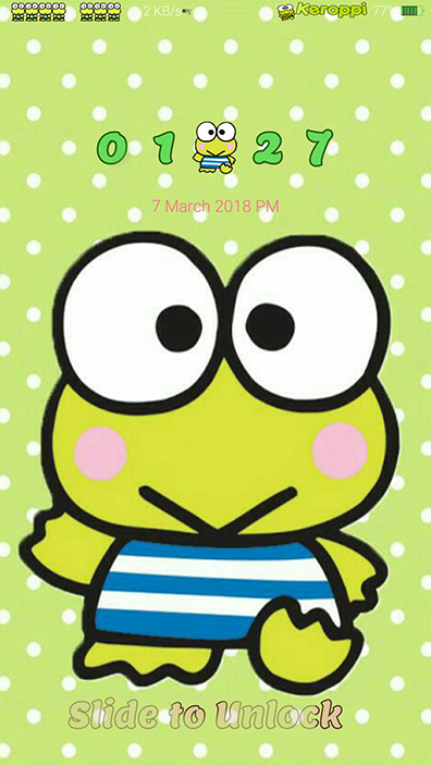 Keroppi Themes For Android - KibrisPDR