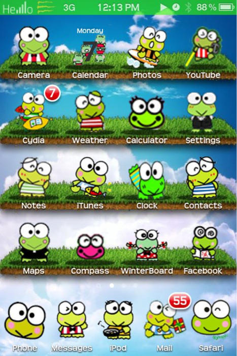 Detail Keroppi Themes For Android Nomer 15