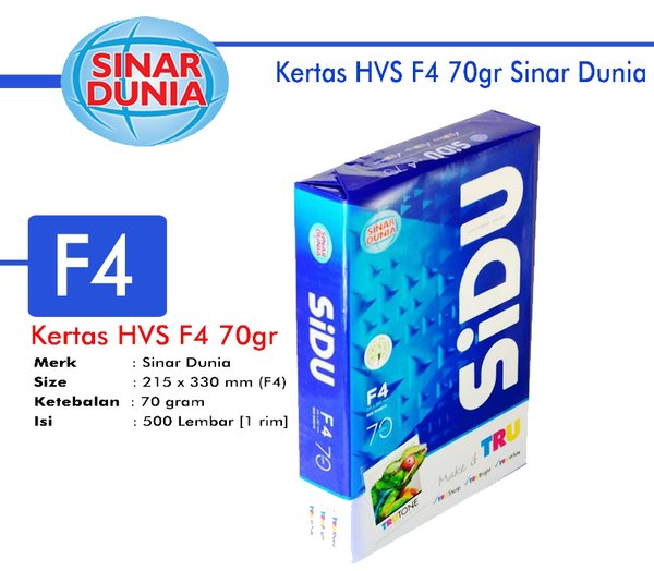 Detail Kertas A4 Sinar Dunia Nomer 30