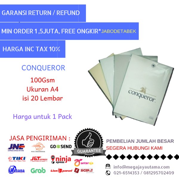 Detail Kertas Conqueror A4 Nomer 45